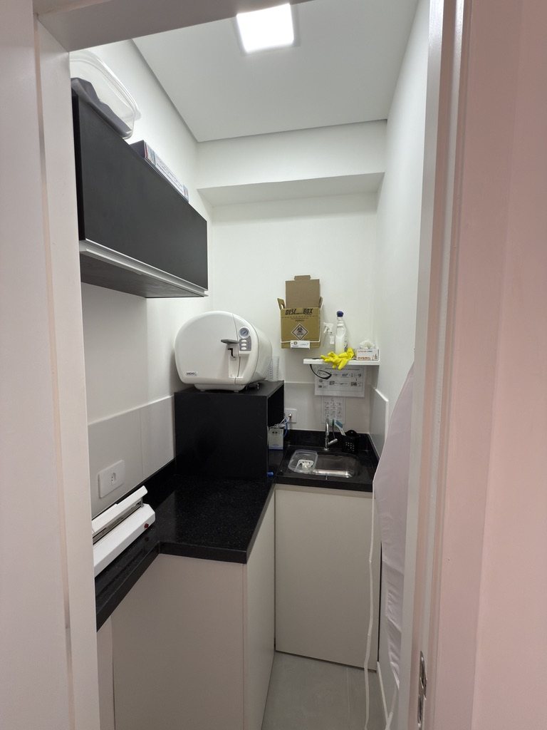 Central de esterilização com autoclave
